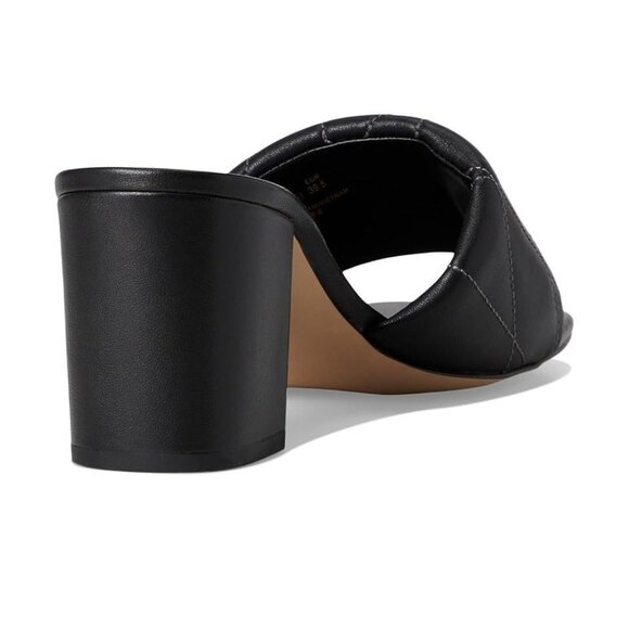 Coach Women's Quilted Leather Block Heeled Sandals - Picture 4 of 4